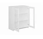 БРИМНЭС / СИРИУС тумба ИКЕА / IKEA 2 двери со стеклом 78х95 белая | изображение 2