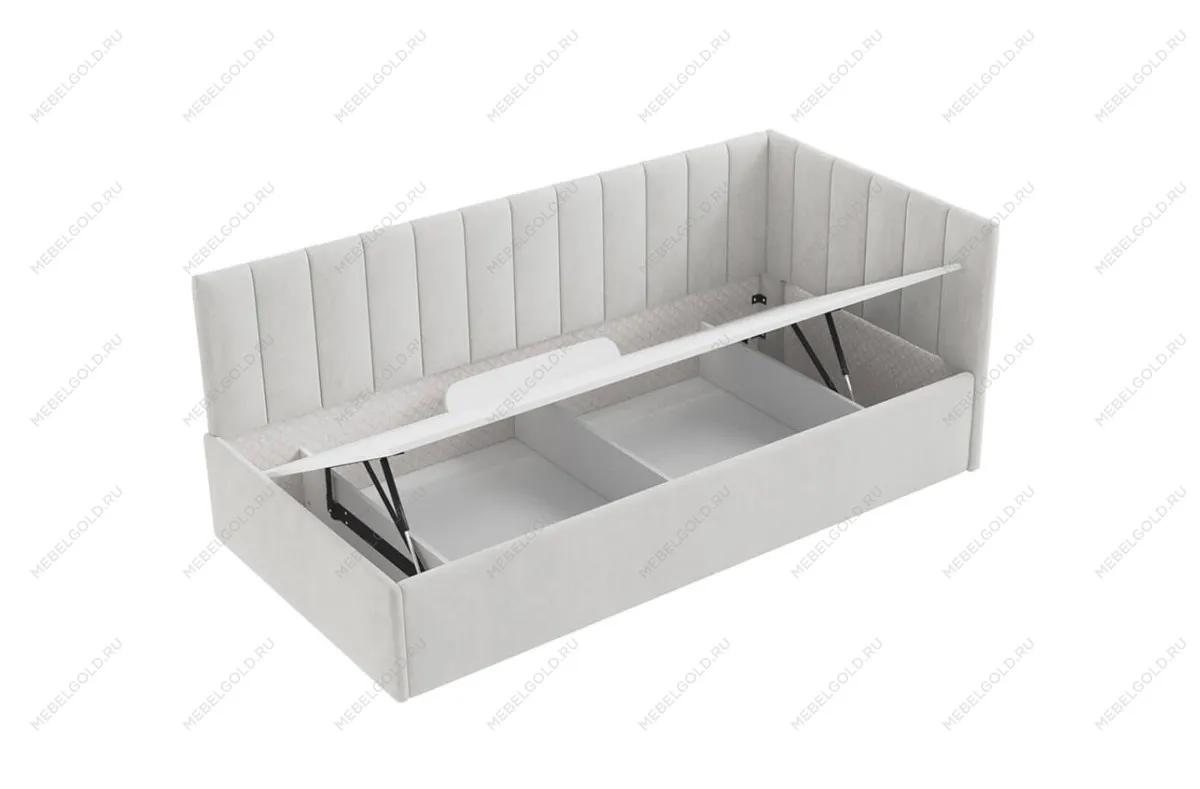 Кровать Сингл 90 угловая с подъемником. Цвет SIMPLE 29 | изображение 7