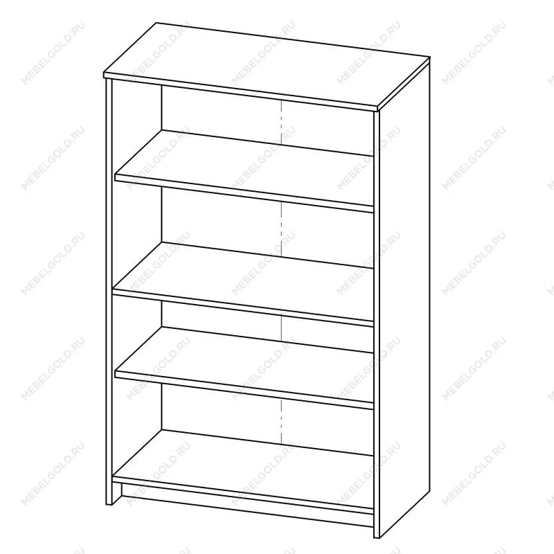 Тумба Сириус, 2 двери, 78х41х124см, дуб сонома | изображение 11