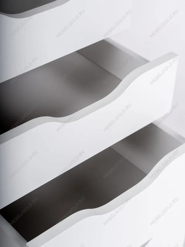 Стол письменный Ингар, 16 ящиков, 140х106х55 см, дуб беленый | изображение 12