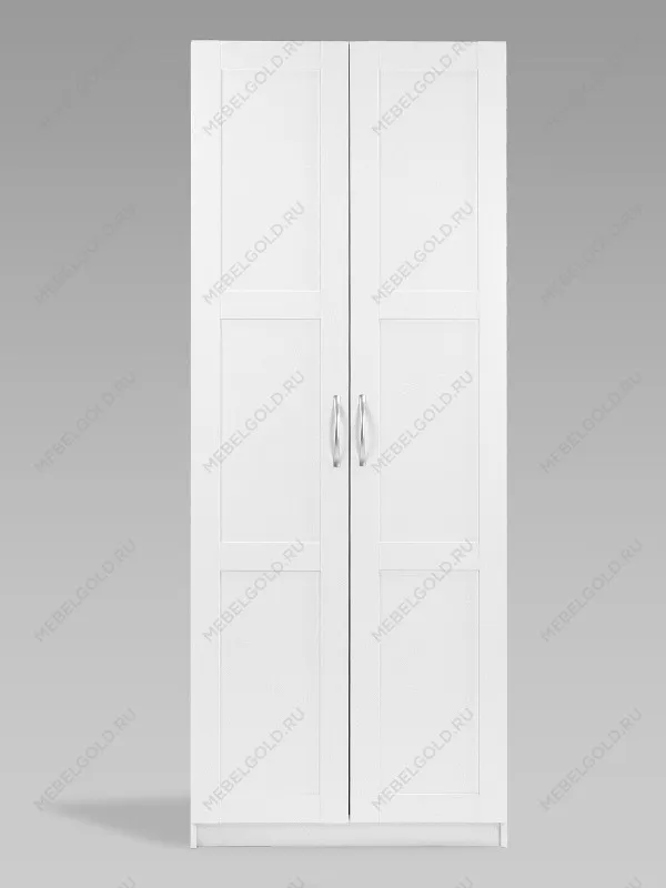 Шкаф Пегас, 2 двери сборные, 78х58х202 см, белый | изображение 8