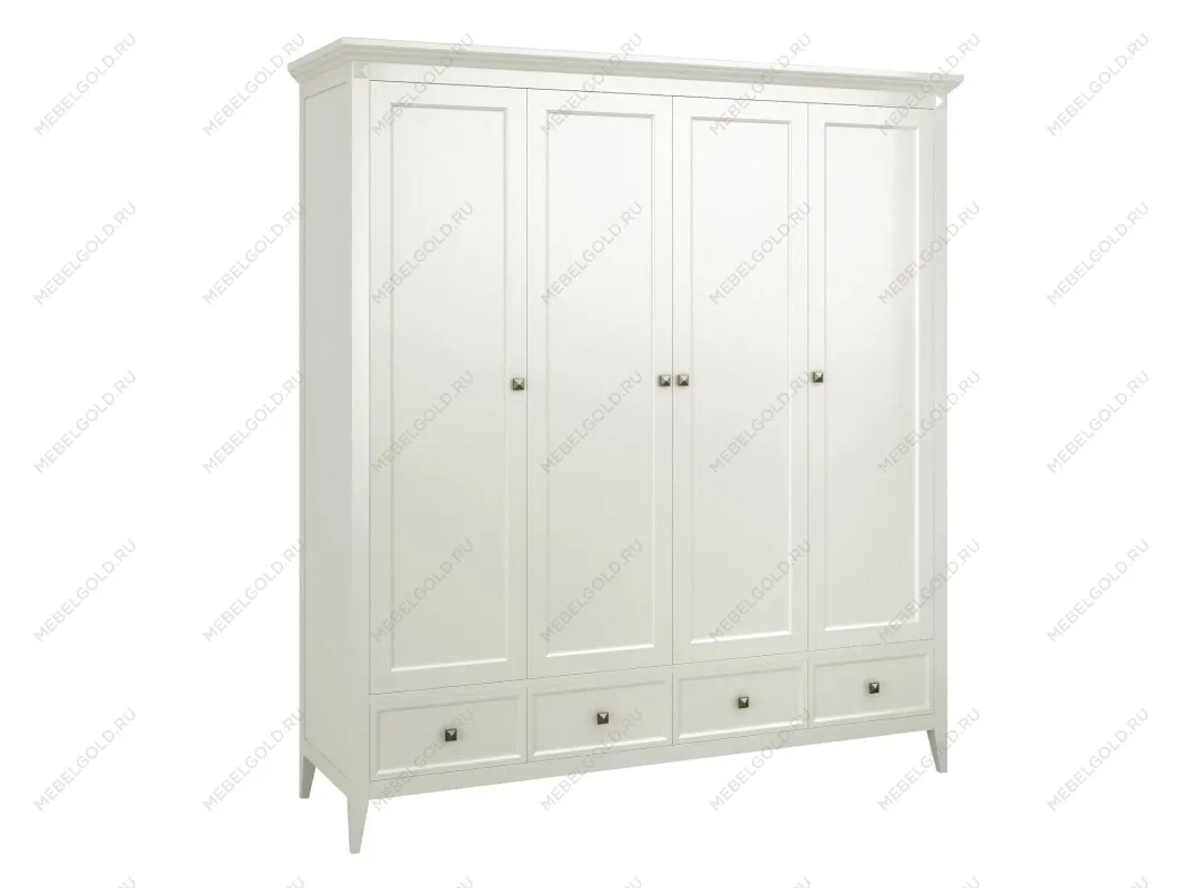 Шкаф четырехстворчатый Manhattan (Молочный) | изображение 1