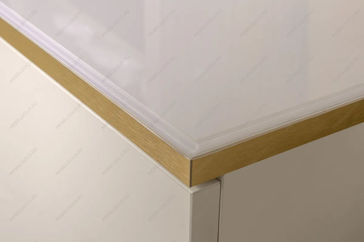 Пенал 4 двери Римини (Белый/Серебро) РМП-3 | изображение 3