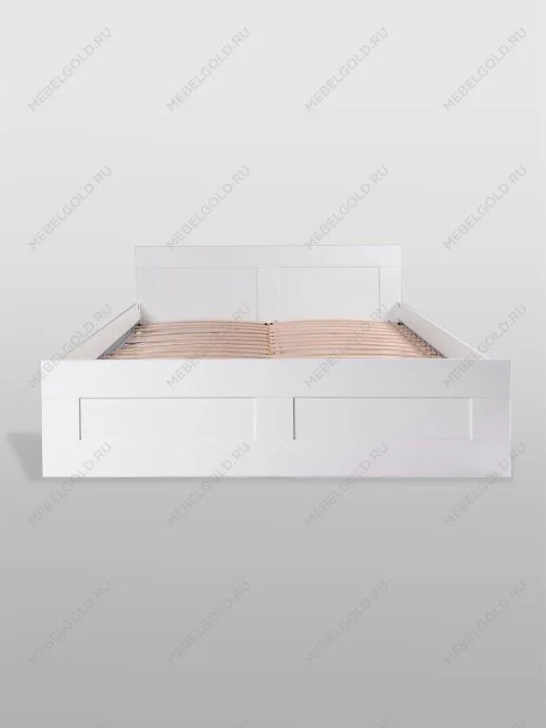 Кровать двуспальная Сириус, 180х200 см, белая RU | изображение 9