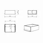 Ящик выдвижной к шкафу МАКС, 43х36х16 см, дуб сонома | изображение 10