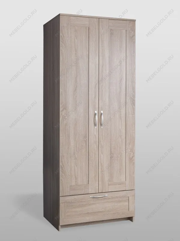 Шкаф Сириус, 2 двери и 1 ящик, 78х59х220 см, дуб сонома | изображение 12