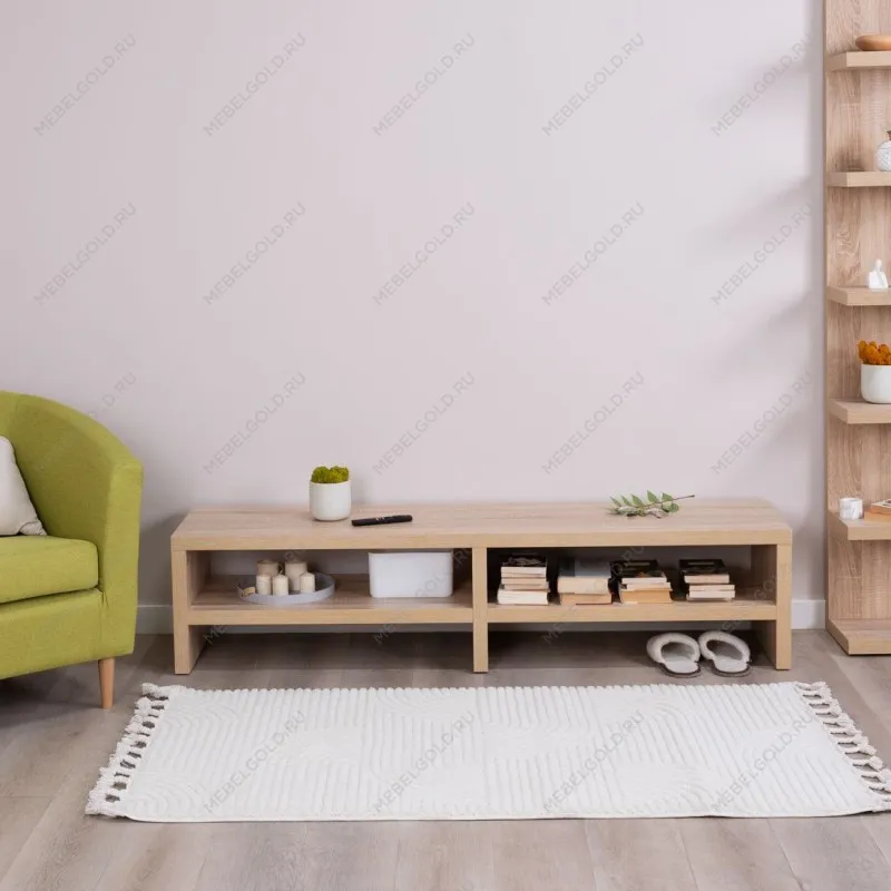 ЛАКК / ЭНКЕЛЬ ТВ-тумба ИКЕА / IKEA ТВ16, тамбурат, дуб беленый | изображение 2