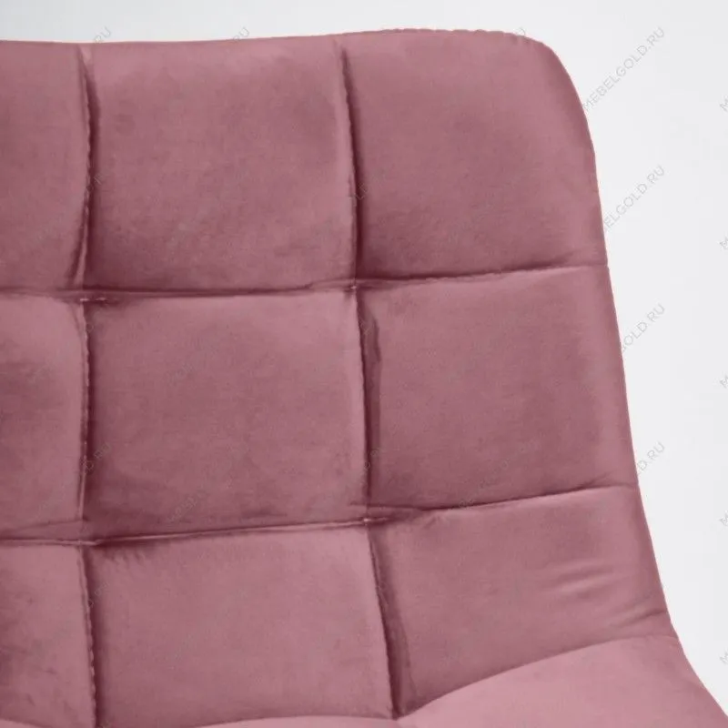 Стул барный CHILLY (mod.7095б) коралловый barkhat 15/черный | изображение 4