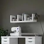 КАЛЛАКС / ФОРА Полка настенная ИКЕА / IKEA 100Е белая | изображение 6