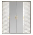 Шкаф Лара 4-дверный белый глянец | изображение 1