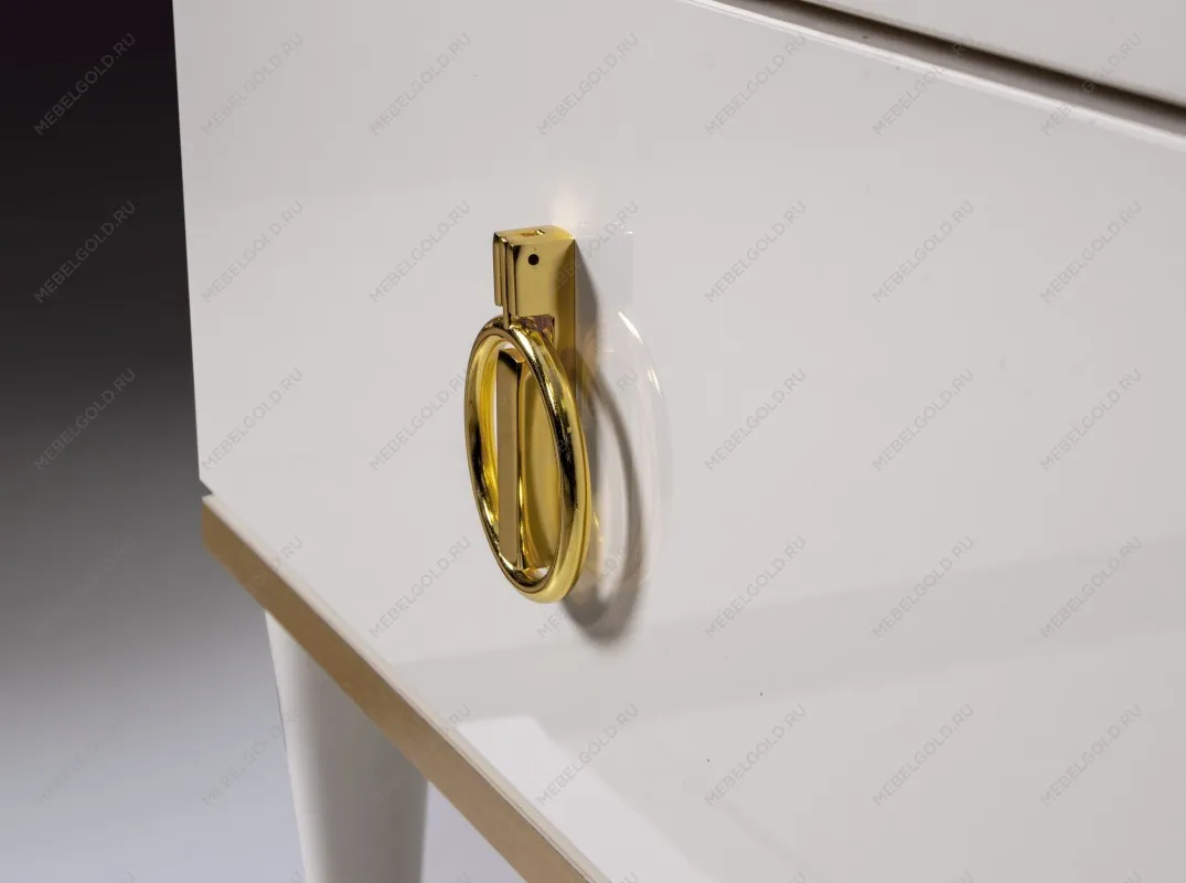 Пенал 4 двери Римини (Белый/Серебро) РМП-3 | изображение 4