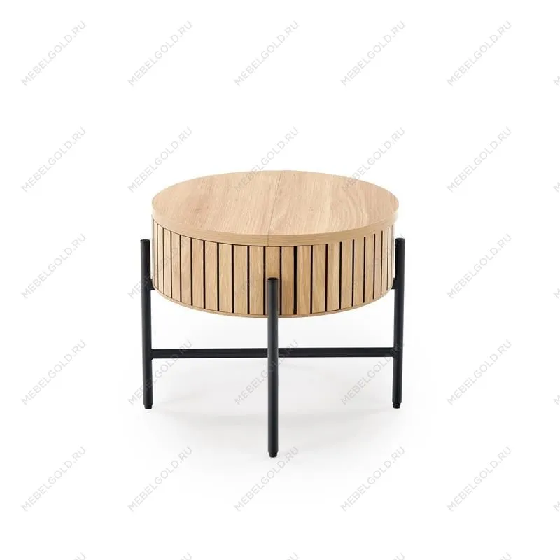 Комплект Halmar DANTE (2 стола журнальных) (натуральный/черный) | изображение 16