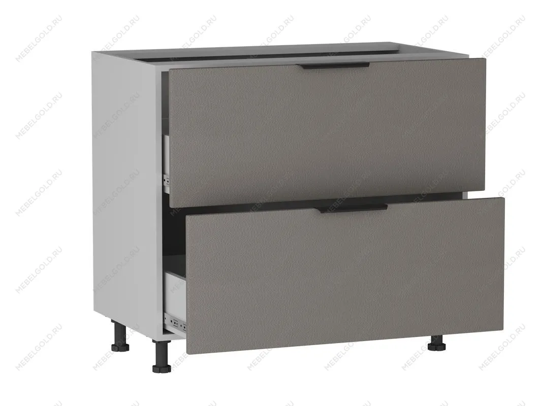 Стол с ящиками СЯ-2-90, Ватель (900*523*820) Экокожа Мокко, 23724 | изображение 1