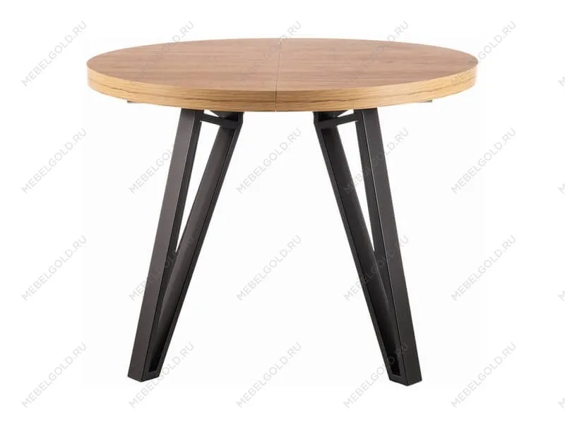 Стол обеденный Signal GALAXY раскладной (дуб артизан/черный) | изображение 1