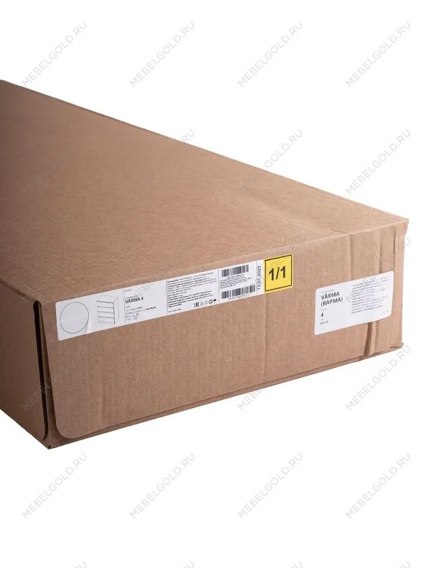 Комод Варма, 4 ящика, 80х100х40 см, шпон натурального дерева, дуб беленый | изображение 18