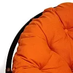 Кресло-качалка Papasan с подушкой Античный коричневый/оранжевый | изображение 5