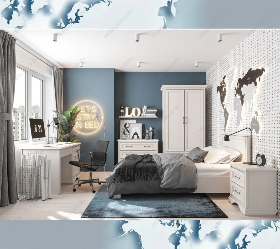 Кровать Стилиус LOZ120х200 (Лиственница сибирская) | изображение 2