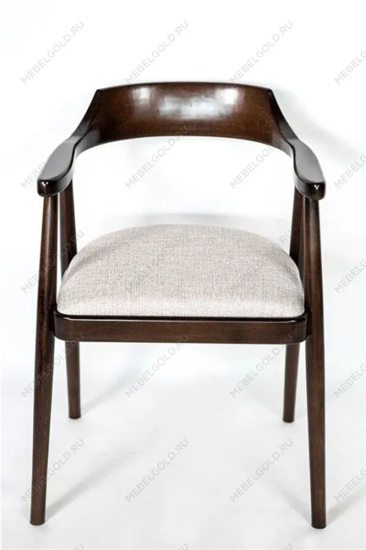 Полукресло венское Mercurius (темный орех орех/ткань Тесла 01) | изображение 1