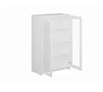 БРИМНЭС / СИРИУС тумба ИКЕА / IKEA 2 двери со стеклом 78х123 белая | изображение 2