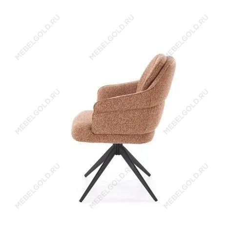 Стул кухонный Halmar K570 поворотный (корица/черный) | изображение 2