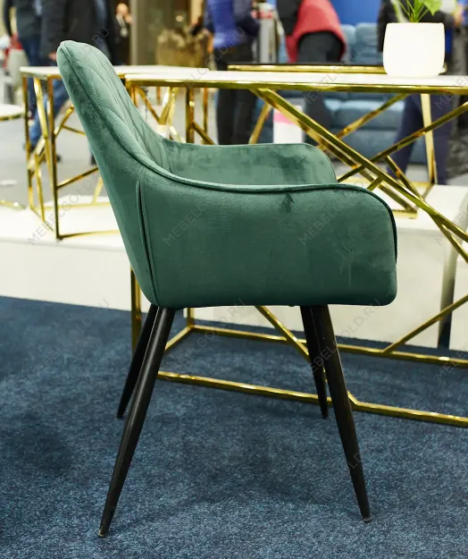 Стул кухонный Signal LINEA Velvet (зеленый/черный мат) | изображение 4