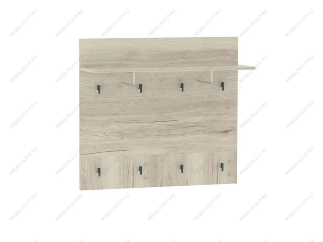 Вешалка 900 ПМ-10, Мале (900*250*800) Дуб галифакс белый, 50509