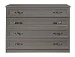 Комод Мишель Лайт 4 ящика серый камень | изображение 1