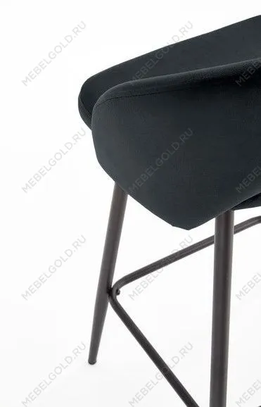 Стул барный Halmar H96 (черный/черный) | изображение 5
