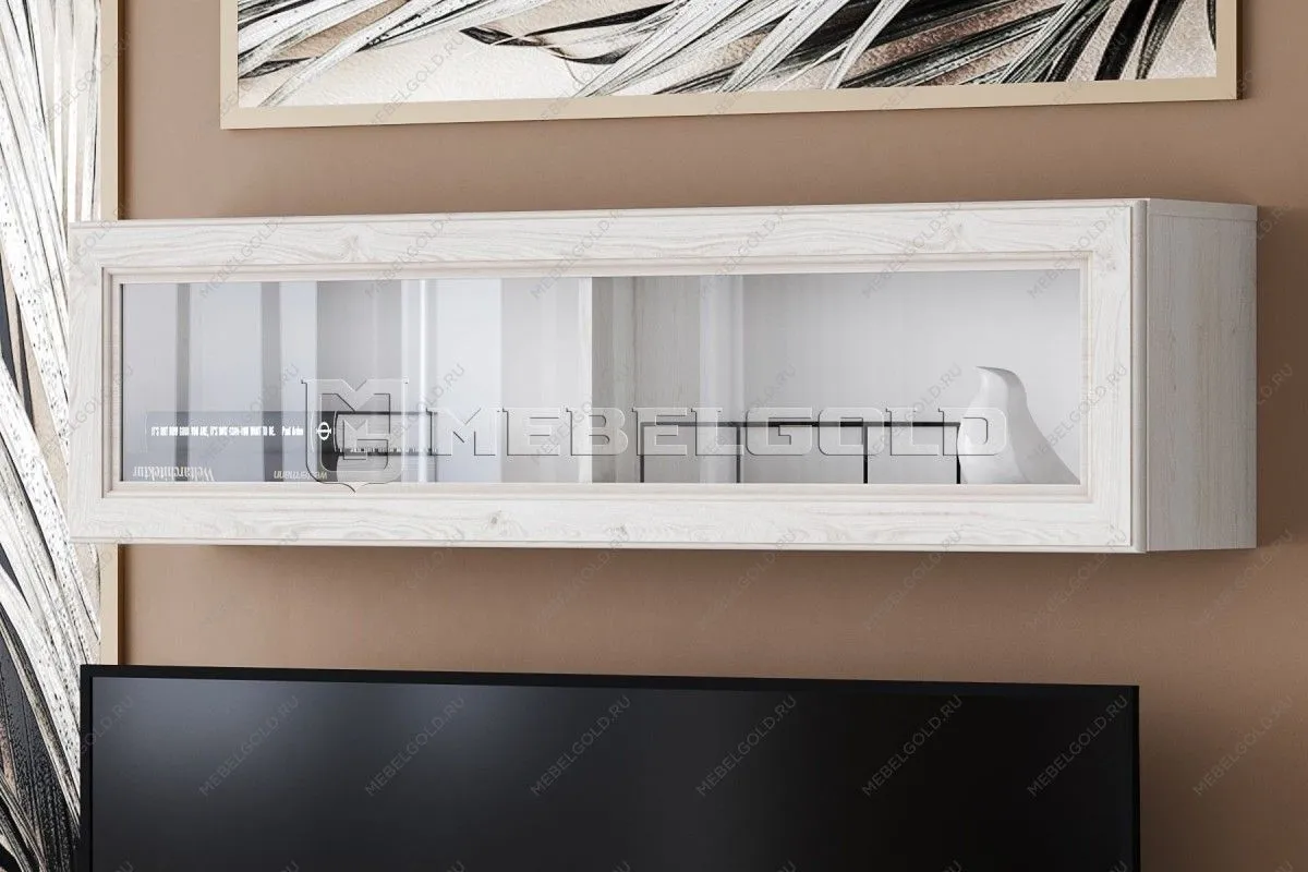 Шкаф навесной Стилиус SFW1W (Лиственница сибирская) | изображение 2