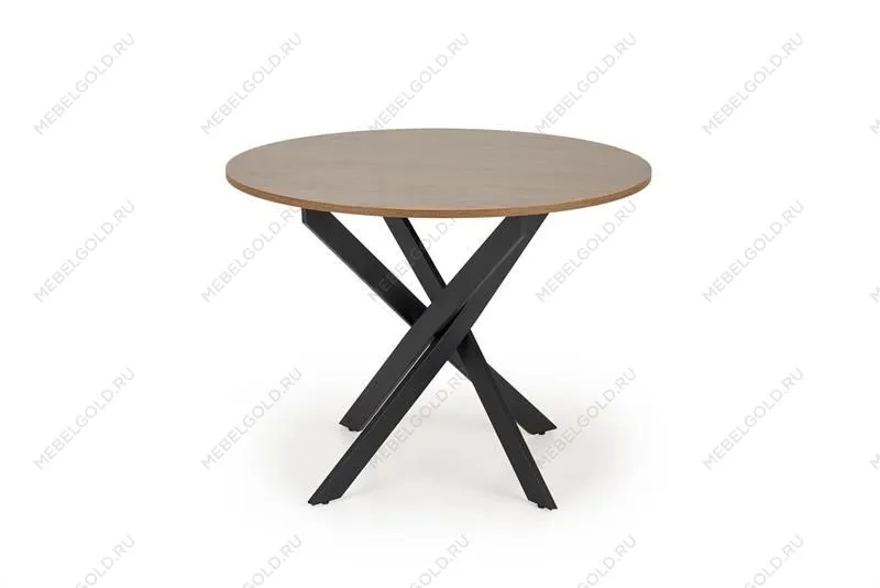 Стол обеденный Halmar EDGAR (орех/черный) | изображение 2