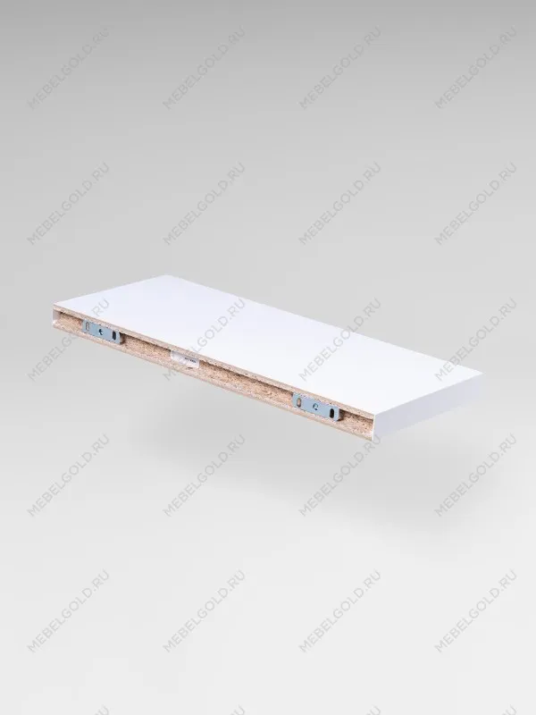 Полка настенная Фора, 90х25 см, белая | изображение 5