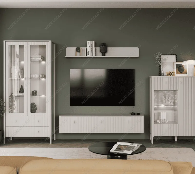 Витрина с подсветкой Далия REG2W2S персидский жемчуг | изображение 4