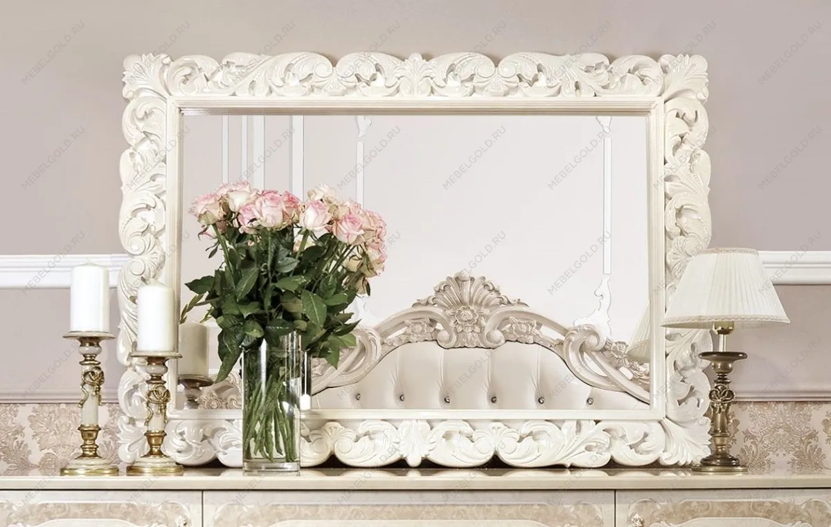 м. Марьина Роща - Зеркало Патрисия ППУ крем корень глянец 2 (гостиная)