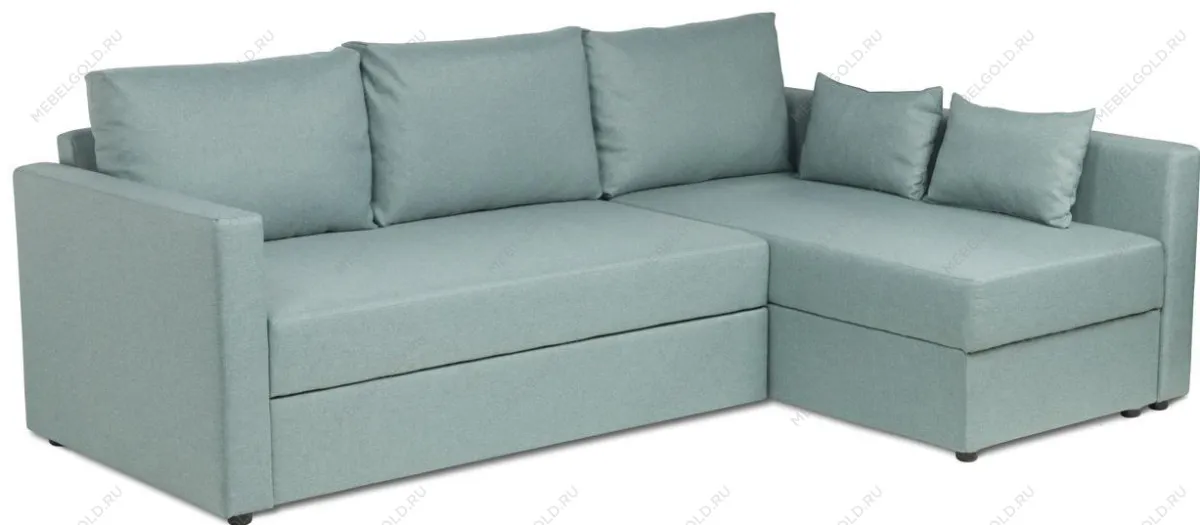 Диван-кровать ВАЛО, 230х91х72, мятно-серый | изображение 2