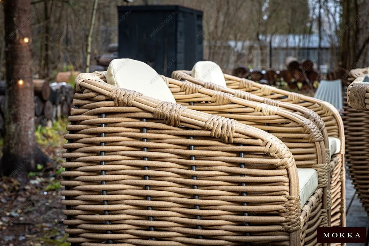 MOKKA MAJORCA кресло, цвет соломенный | изображение 1