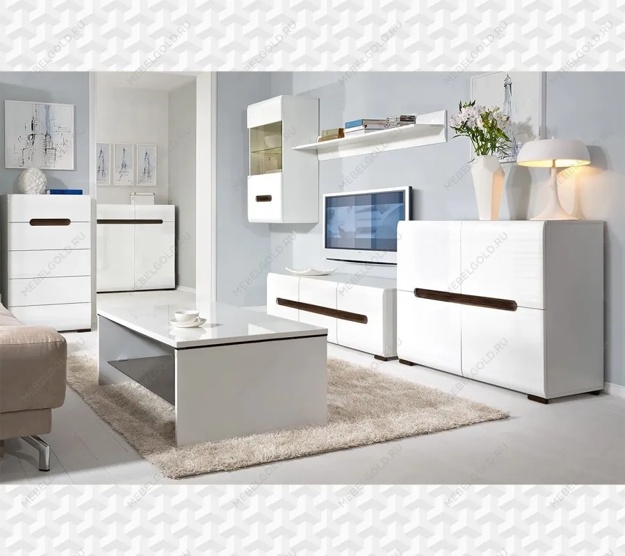 Комод Ацтека KOM5S/10/6 белый | изображение 7