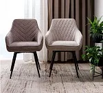 Стул кухонный Signal SERVIO Brego 34 поворотный (бежевый/черный) | изображение 5