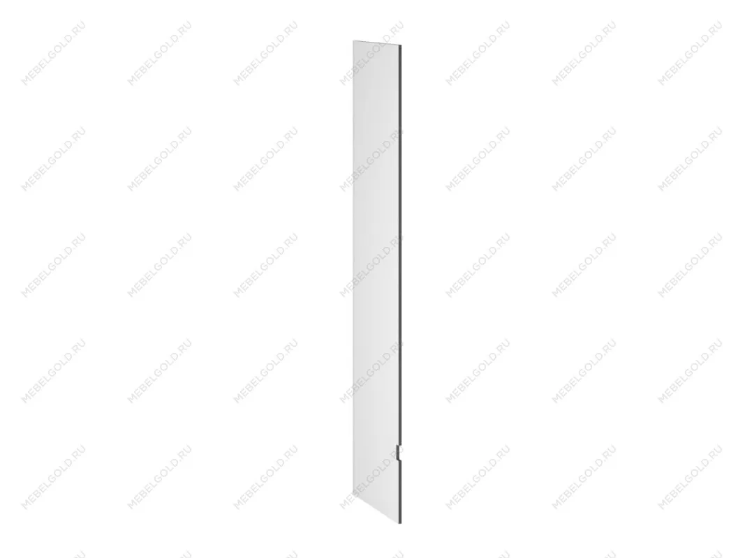 Бок замена шкафа-пенала 960 П-1 правый, Виста (16*570*2306) Экокожа Серый, 26069