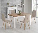 Стол обеденный Halmar TIAGO раскладной (дуб ланселот/белый) | изображение 7