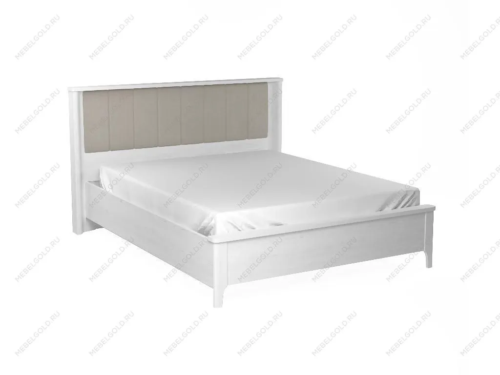 Кровать 1400 с мягкой вставкой изголовья и подъемным механизмом, Клер (1664*2133*1006) Сосна Андерсен | изображение 1