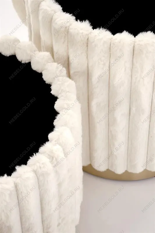 Комплект Halmar FIDO (2 пуфа) (кремовый/золотой) | изображение 6