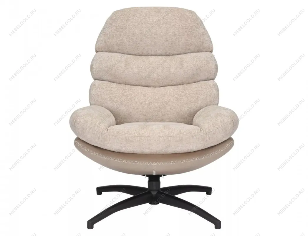 Кресло SIGNAL GISELLE (бежевый/бежевый/черный мат) | изображение 1