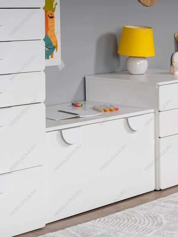 Скамья-столик Пикси 90х54х48, робкий подснежник | изображение 2