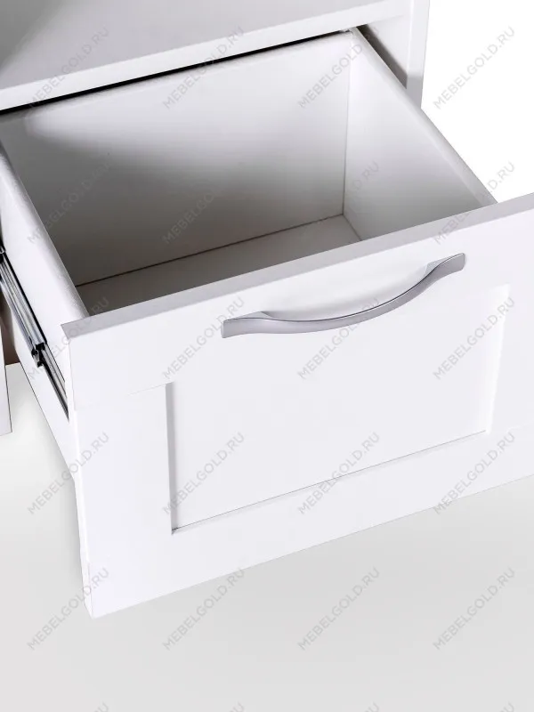 Стеллаж Сириус, 1 ящик, 39х35х190 см, белый | изображение 9