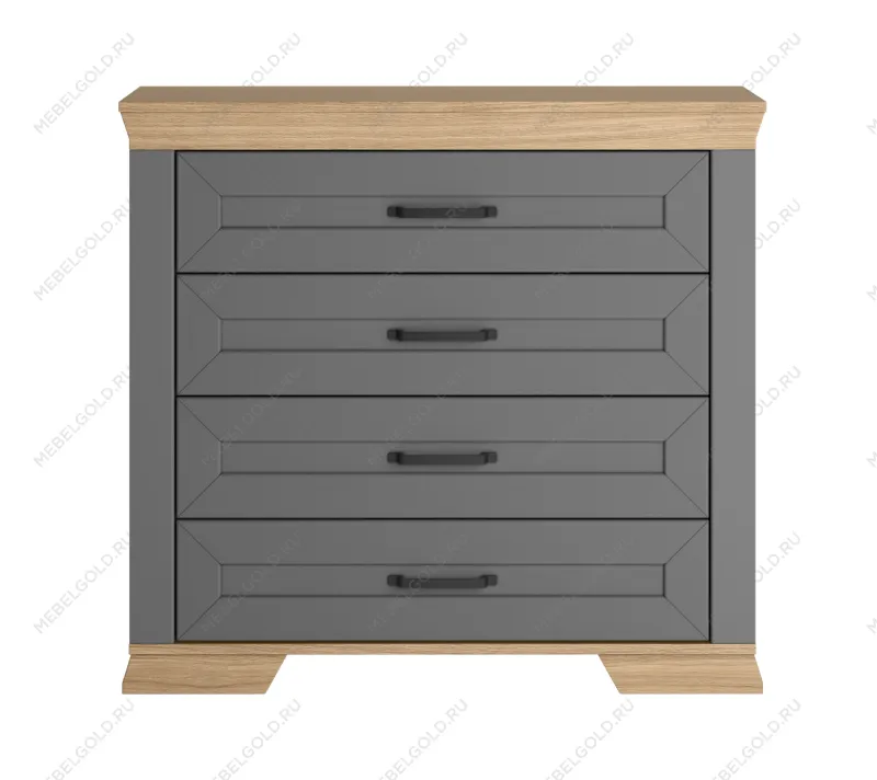 Комод Марсель KOM4S дымчатый алмаз