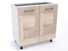 Стол С-80, Дублин (800*470*820) Дуб галифакс белый, 21607