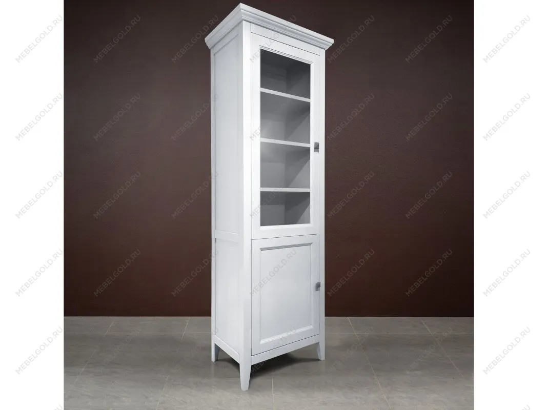 Библиотека 1 дверная левая Manhattan (Белый) | изображение 2