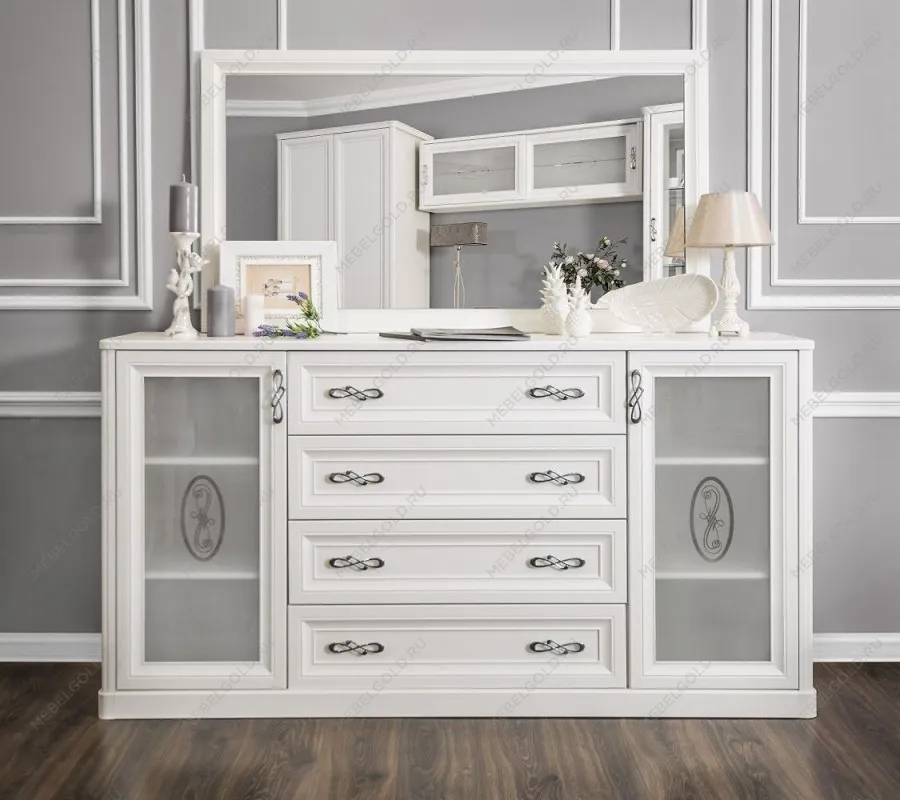 Комод Мишель белый матовый (гостиная) | изображение 3