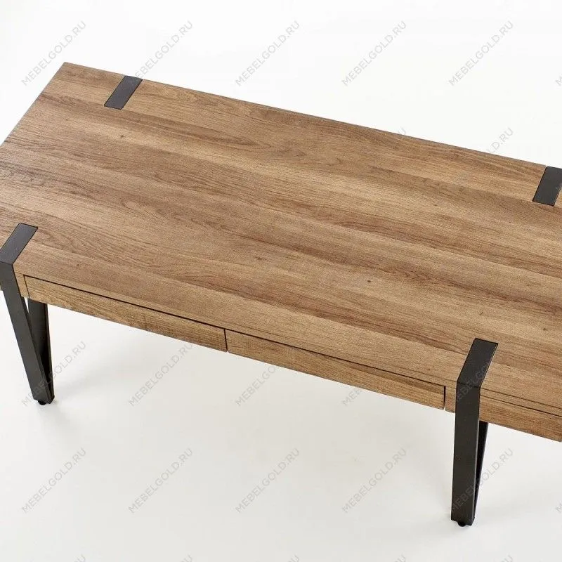 Стол журнальный Halmar TULUZA (орех медовый/черный) | изображение 2