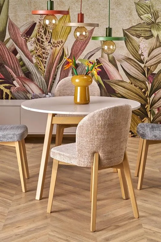 Стол обеденный Halmar RUBEN 102 (кашемир/натуральный) | изображение 12